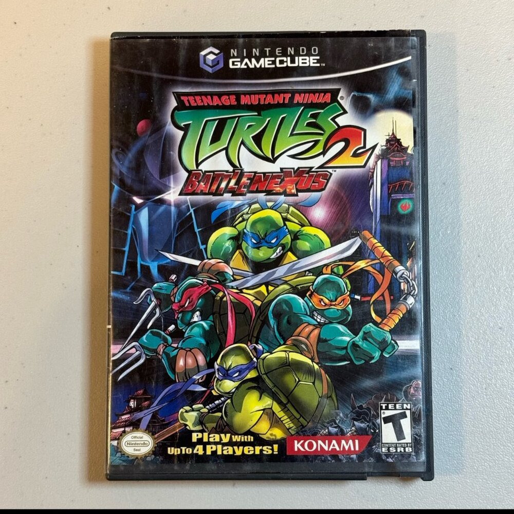 Teenage Mutant Ninja Turtles 2: BattleNexus Case & Discs Only Nintendo Gamecube